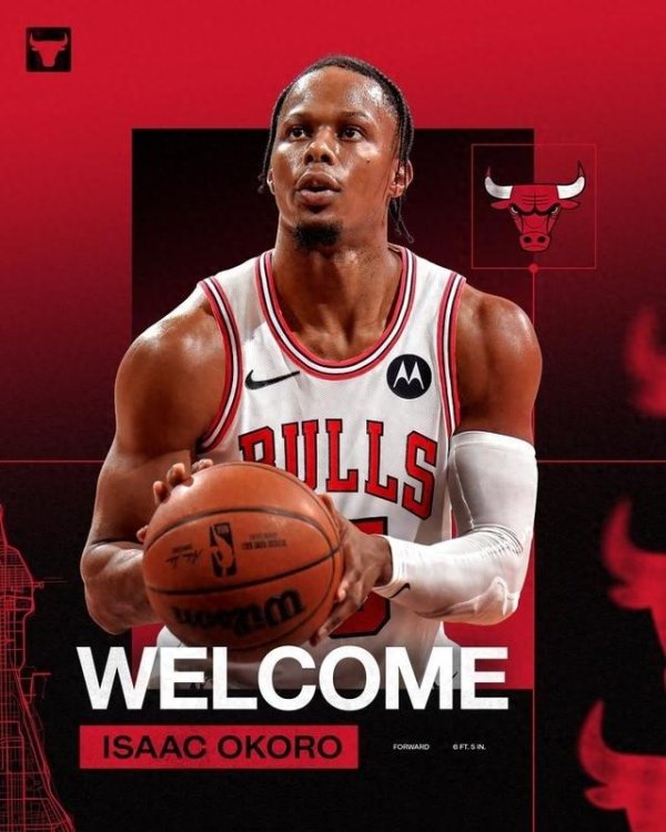 Áo màu đỏ và trắng rất phù hợp! Những bức ảnh chính thức của Bulls được đăng để chào mừng người chơi